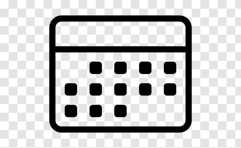 Schedule - Symbol - Black And White Transparent PNG