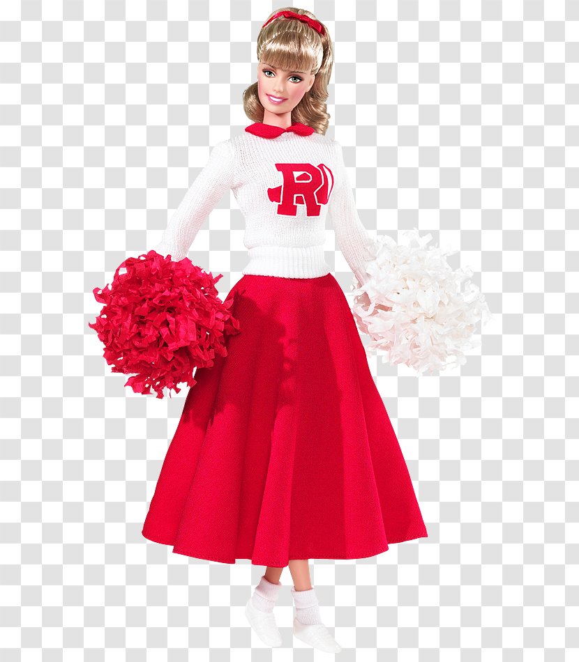 Grease Sandy Barbie Doll (Race Day) Frenchy - Heart Transparent PNG
