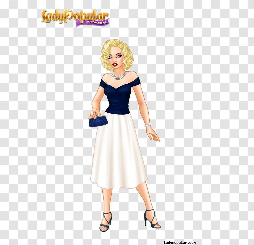 Lady Popular Fashion Game Dress-up Idea - Tree - Marilyn Monroe Transparent PNG