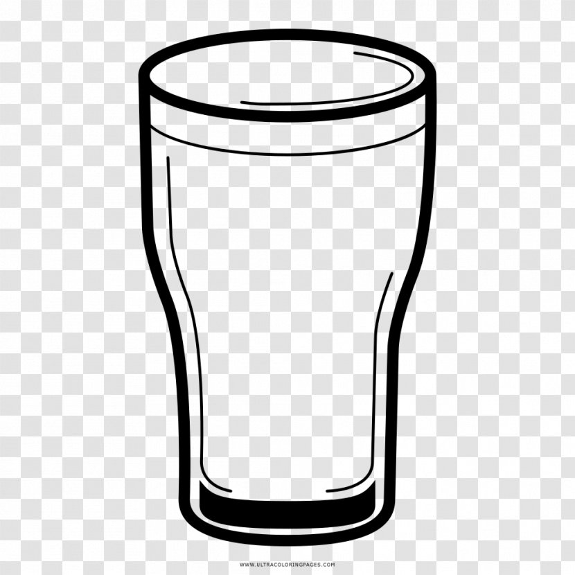 Pint Glass Beer Drawing Table-glass - Tableware - Color Fresco Transparent PNG