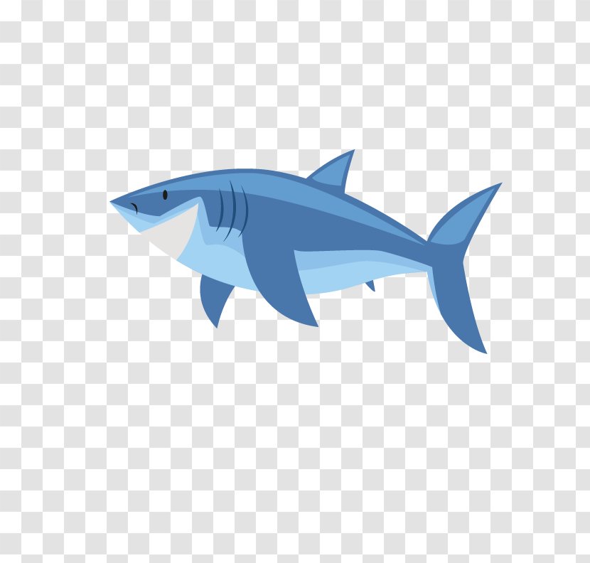 Requiem Shark - Blue - Cartoon Transparent PNG