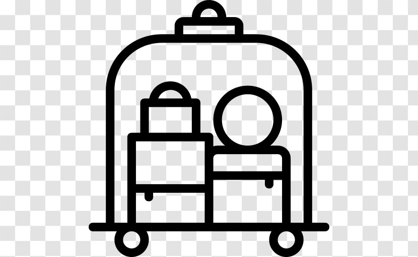 Baggage Cart Suitcase Vector Graphics Hotel - Travel - Road Trip Cartoon Luggage Transparent PNG