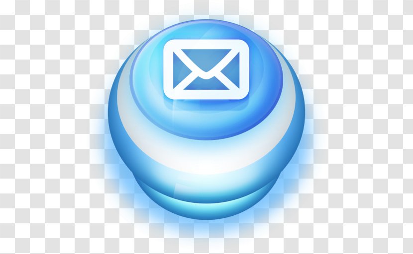 Computer Icon Symbol Sphere - Design - Button Blue Mail Transparent PNG