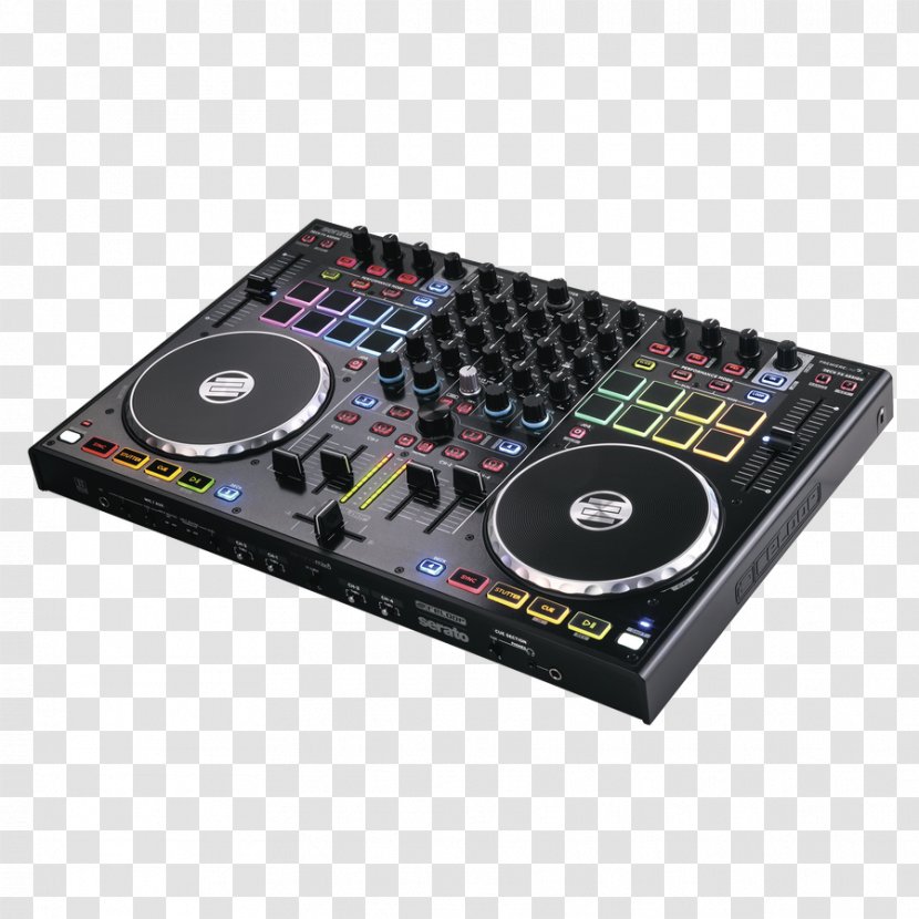 Dj Mix Pad DJ Controller Disc Jockey Computer Audio Mixers - Serato Transparent PNG