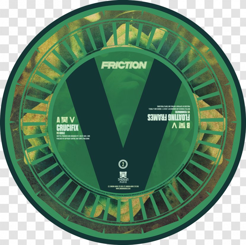 Friction Vs. Vol. 2: Crucifix / Floating Frames Technimatic Volume 2 12-inch Single Picture Disc - Shogun Transparent PNG