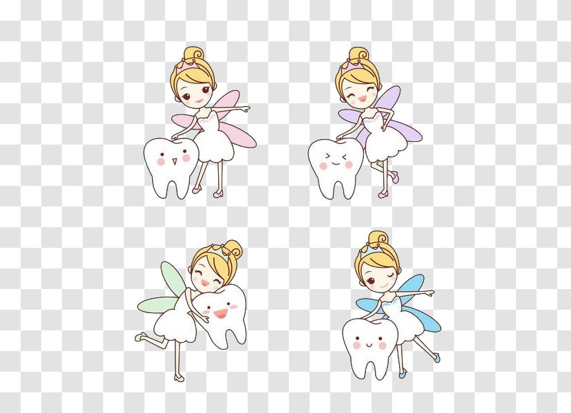 Tooth Fairy Human Dentist - Heart - Magic Elves And Teeth Transparent PNG