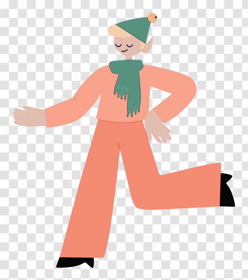 Clothing Joint Cartoon Character Male Transparent PNG