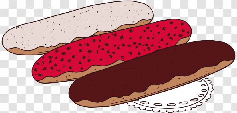 Hot Dog Bxe1nh Mxec Bread - Chocolate - Vector Hand-painted Transparent PNG