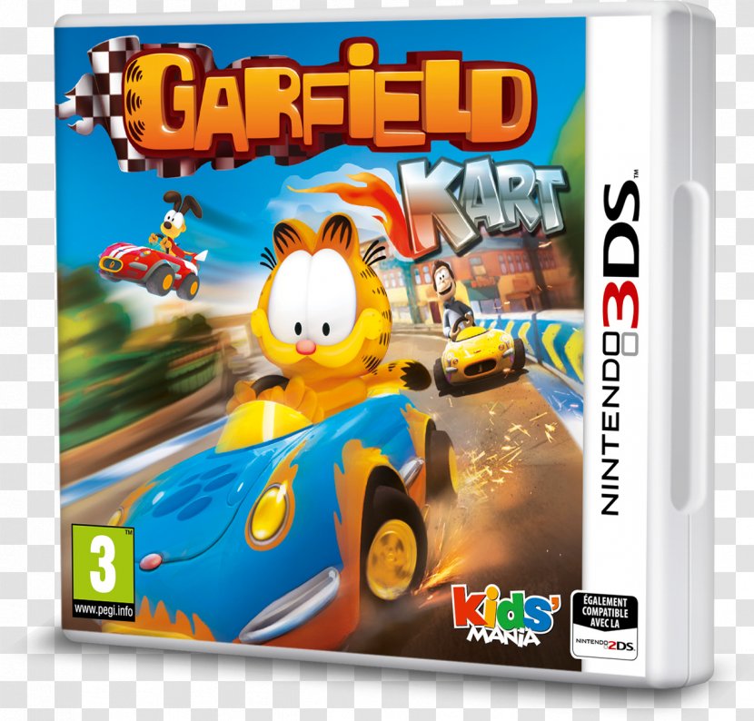 Garfield Kart Video Games Nintendo 3DS - Android Transparent PNG