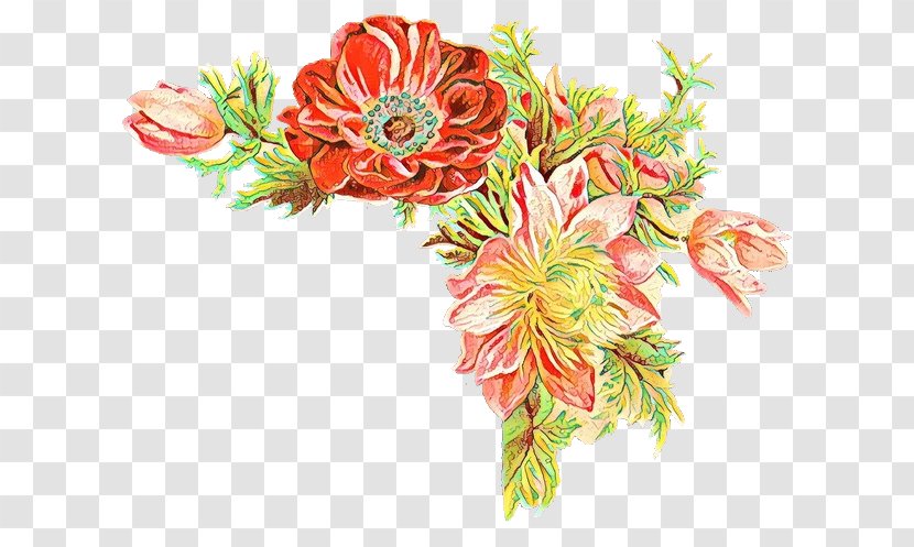 Floral Design - Cartoon - Bouquet Transparent PNG