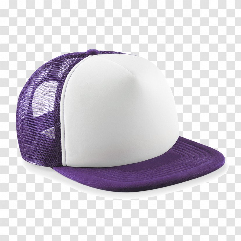 Trucker Hat Baseball Cap Snapback - Violet Transparent PNG