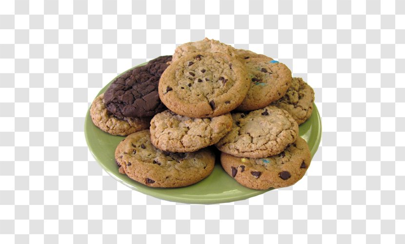 Chocolate Chip Cookie Peanut Butter Biscuits Baking - Food - Biscuit Transparent PNG