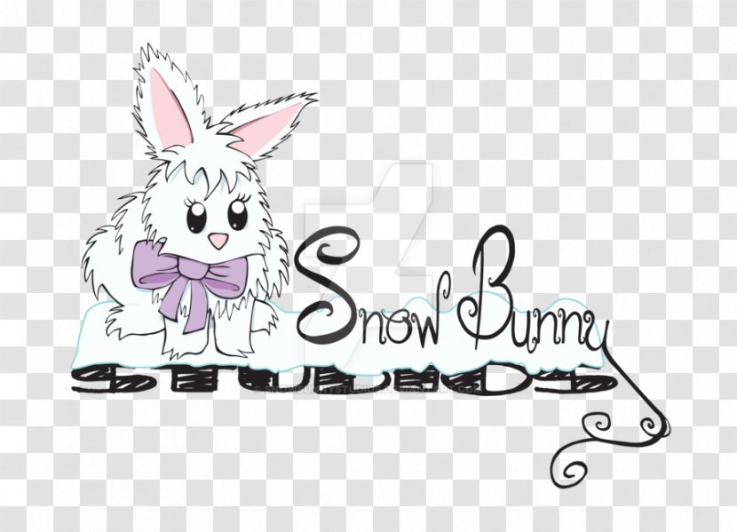 T-shirt Rabbit Hoodie Costume Storenvy - Neckline - Snow Bunny Transparent PNG