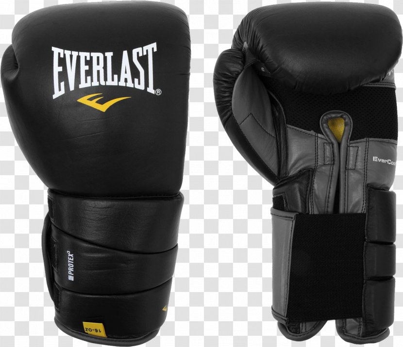 Boxing Glove Everlast Sports Equipment - Product Design - Black Gloves Image Transparent PNG