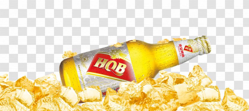Fujian Lager Harbin Brewery Drink - Flavor - Yellow Gold Beer Ice Transparent PNG