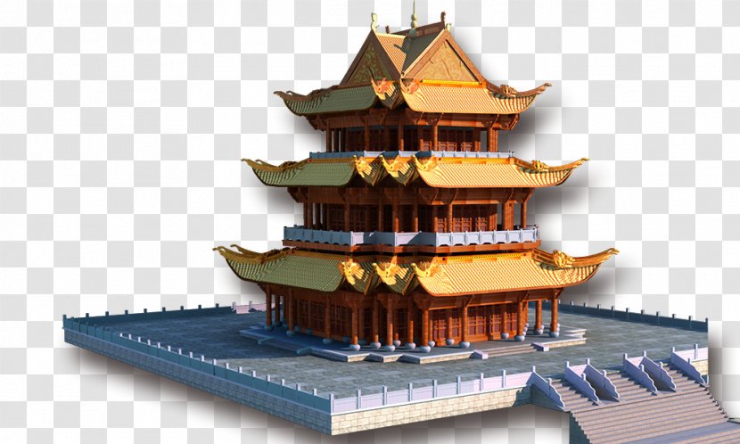 Japanese Pagoda High-definition Video Temple Wallpaper - Chinese Architecture - City Gate Tower Transparent PNG