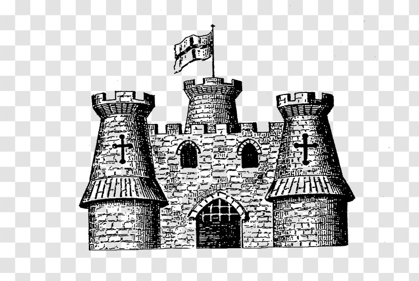 Clip Art Free Content Illustration Castle - Brick - Cartoon Medieval Architecture Transparent PNG