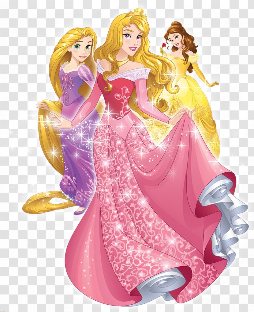 Princess Aurora Rapunzel Ariel Disney Wall Decal - Barbie Transparent PNG