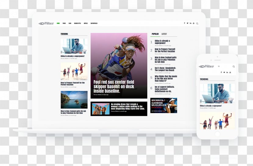 News Magazine Publishing A. Page Layout - Content - Meteor Elements Transparent PNG