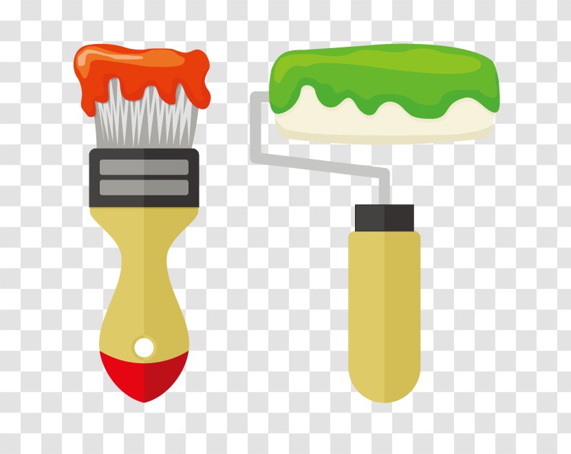 Paintbrush Drawing Painting - Vector Oil Brush Transparent PNG
