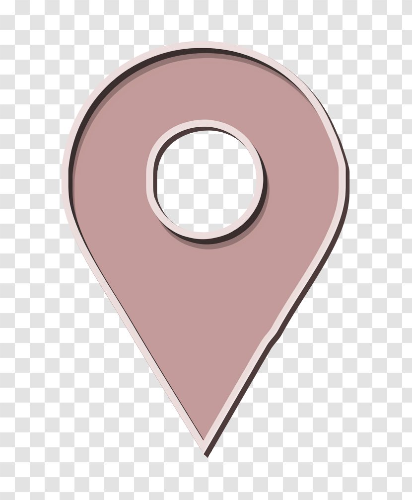 Directions Icon Location Navigation - Search - Pink Socialmedia Transparent PNG