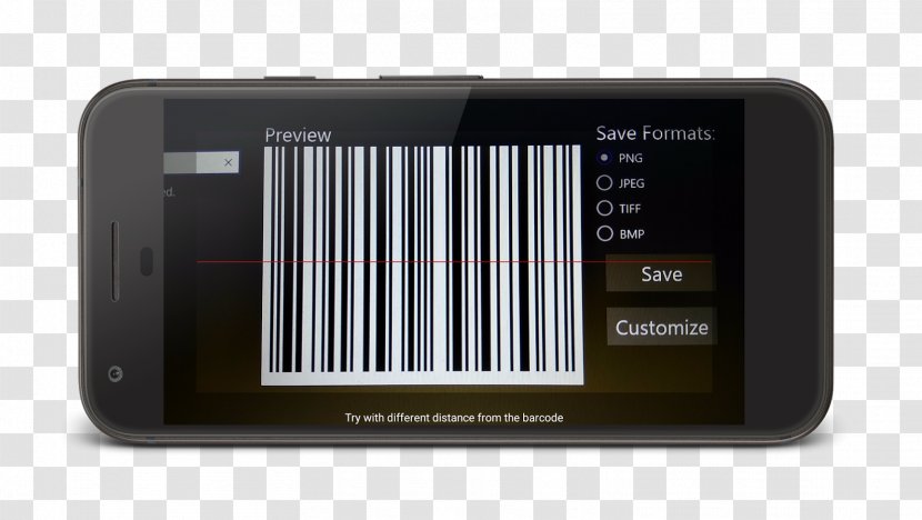 Barcode QR Code International Article Number Android 128 - Hardware Transparent PNG