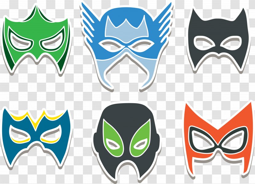 Cartoon Mask - Masque - Gratis Transparent PNG