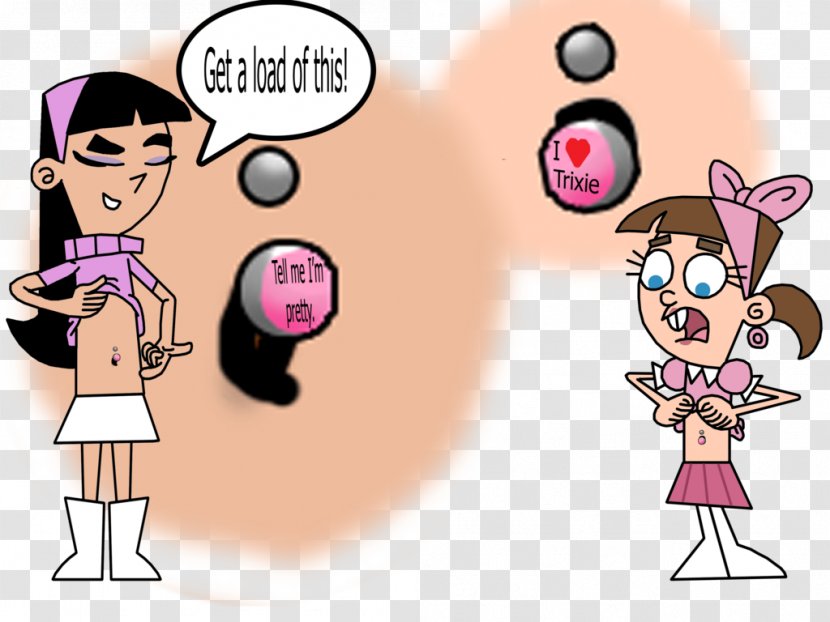 Timmy Turner Timantha Fan Art - Heart - Belly Button Rings Transparent PNG