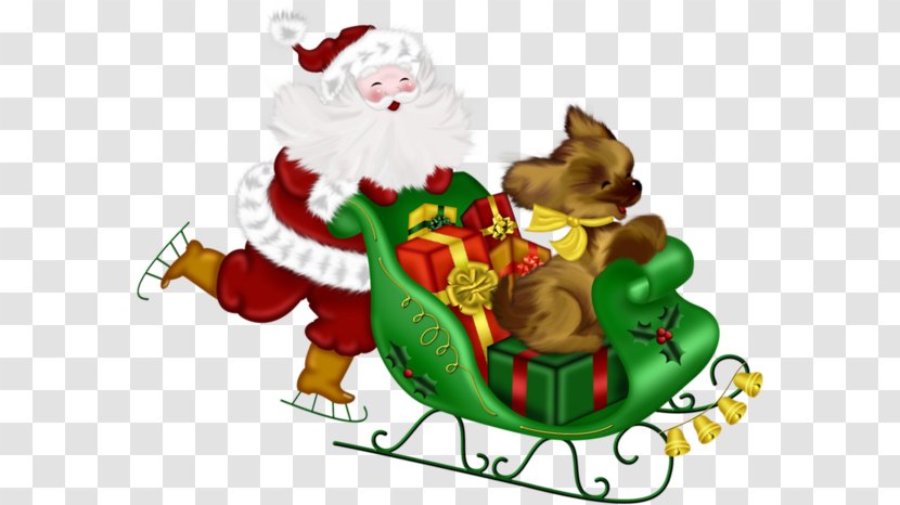 Santa Claus Reindeer Ded Moroz Christmas Ornament Snegurochka - Santa's Slay Transparent PNG