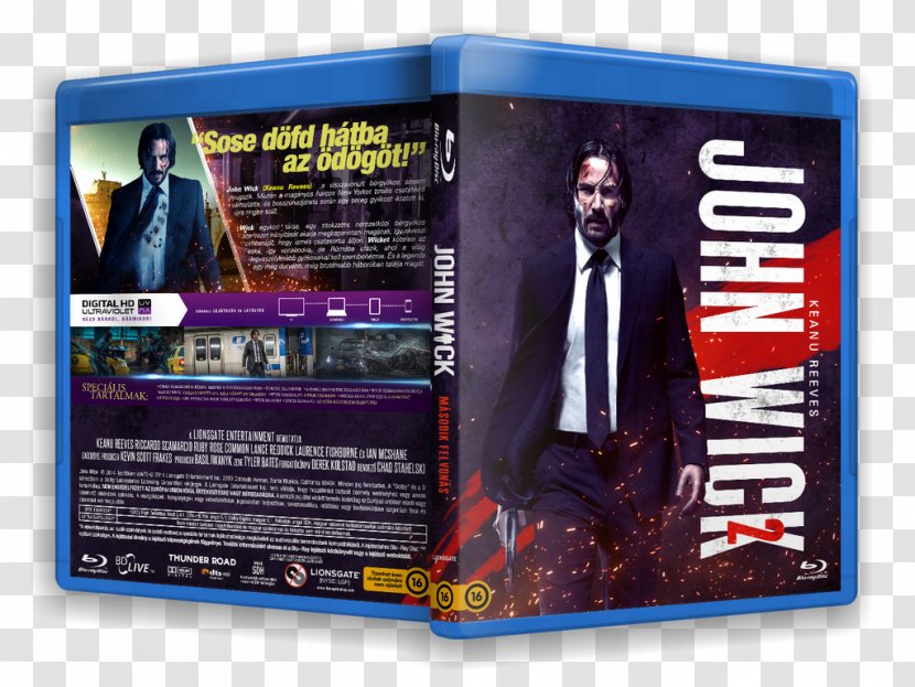DVD Blu-ray Disc John Wick Video Poster - United Kingdom - Dvd Transparent PNG