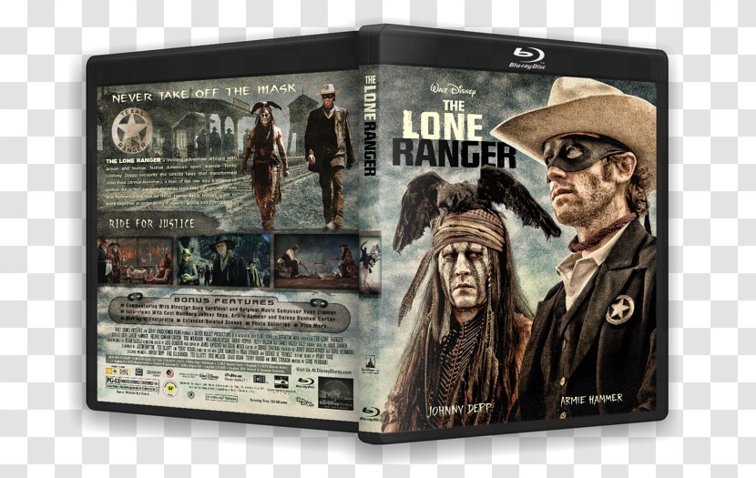 Adventure Film Blu-ray Disc DVD Middle East - Armie Hammer - Lone Ranger Transparent PNG