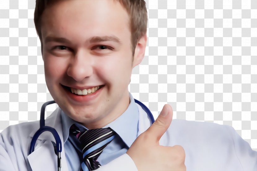 Chin Gesture White-collar Worker Medical Assistant Physician - Whitecollar - Job Thumb Transparent PNG