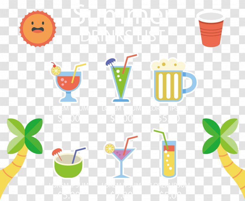 Clip Art - Summer - Drink Vector Transparent PNG