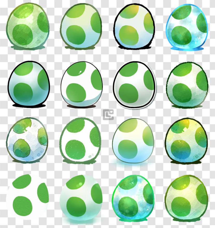 Mario & Yoshi Drawing Egg - Hatching Pattern Transparent PNG
