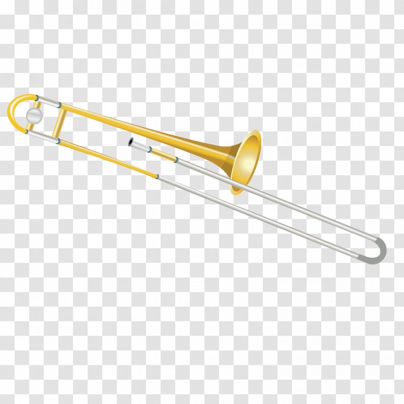 Trumpet Types Of Trombone Mellophone - Tree - Vector Transparent PNG