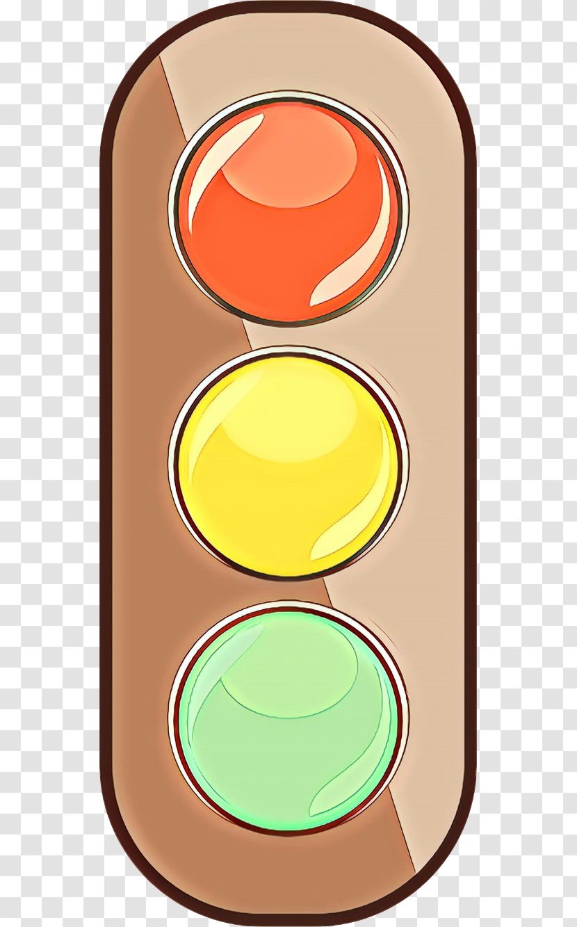 Traffic Light - Cartoon - Lighting Orange Transparent PNG