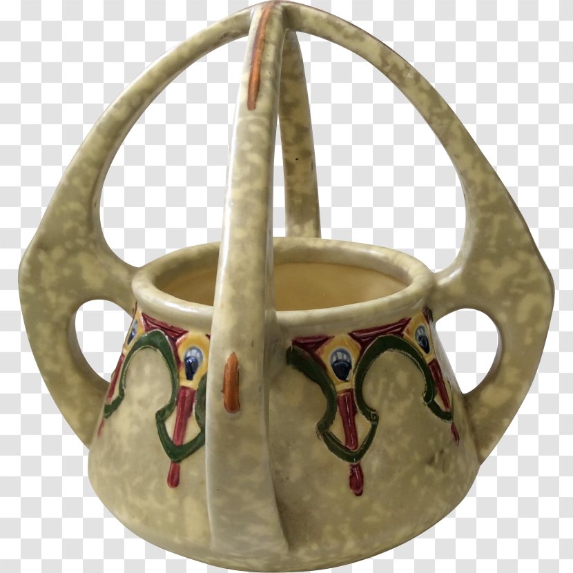Art Nouveau Amphora Vase Pottery - Studio Transparent PNG