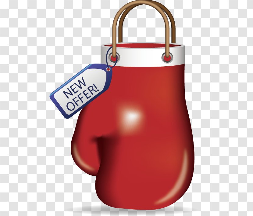 Boxing Glove Euclidean Vector - Bag - Red Gloves Transparent PNG