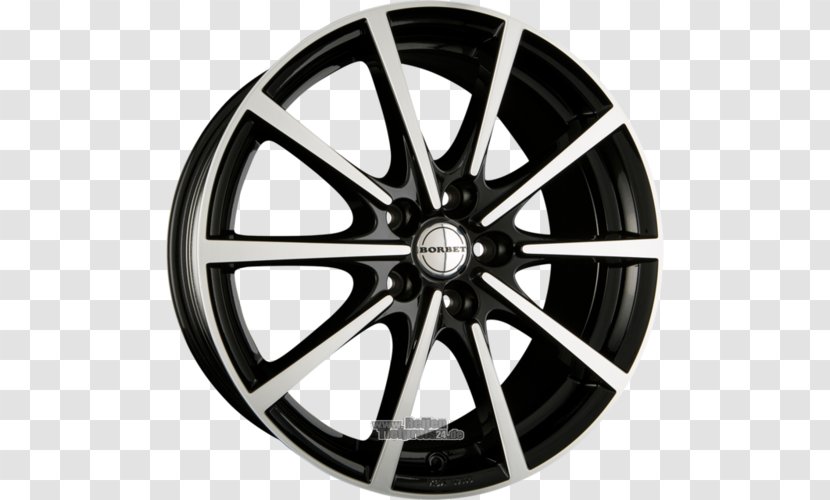 Car Discount Tire Rim Wheel - Auto Part - New Glossy Black Transparent PNG