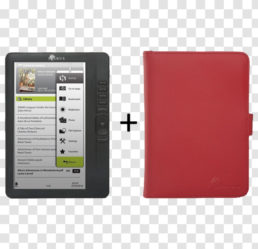 ICARUS Omnia EBook-Reader 4 GB E-Readers G2 7 LCD E-reader Illumina E654BK 6