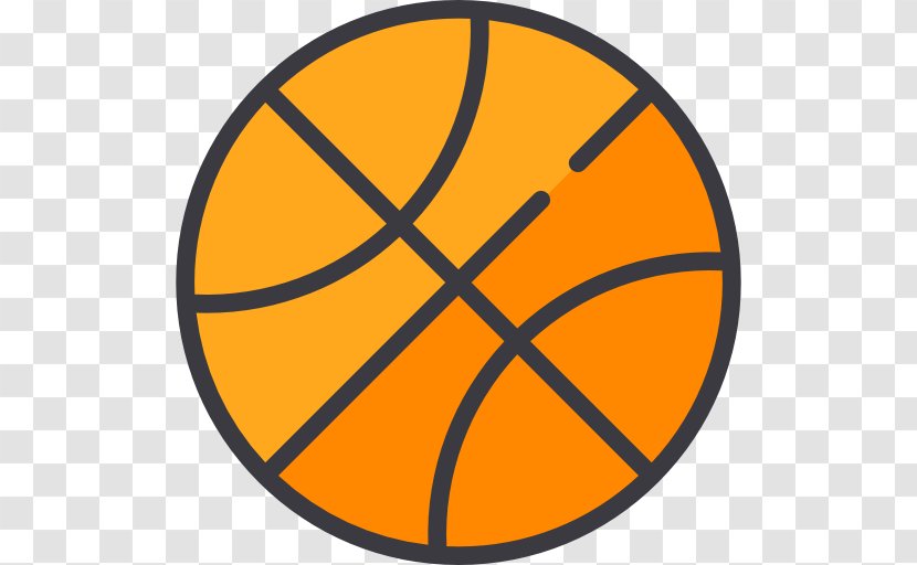 Basketball Logo Flat Design - Ball Transparent PNG