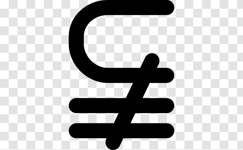 Equals Sign Subset Mathematical Notation Equality Mathematics - Symbols Transparent PNG