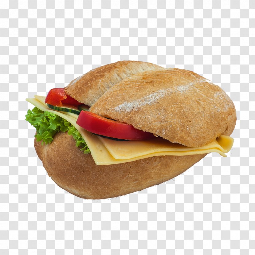 Bánh Mì Cheeseburger Breakfast Sandwich Ham And Cheese - B%c3%a1nh M%c3%ac Transparent PNG