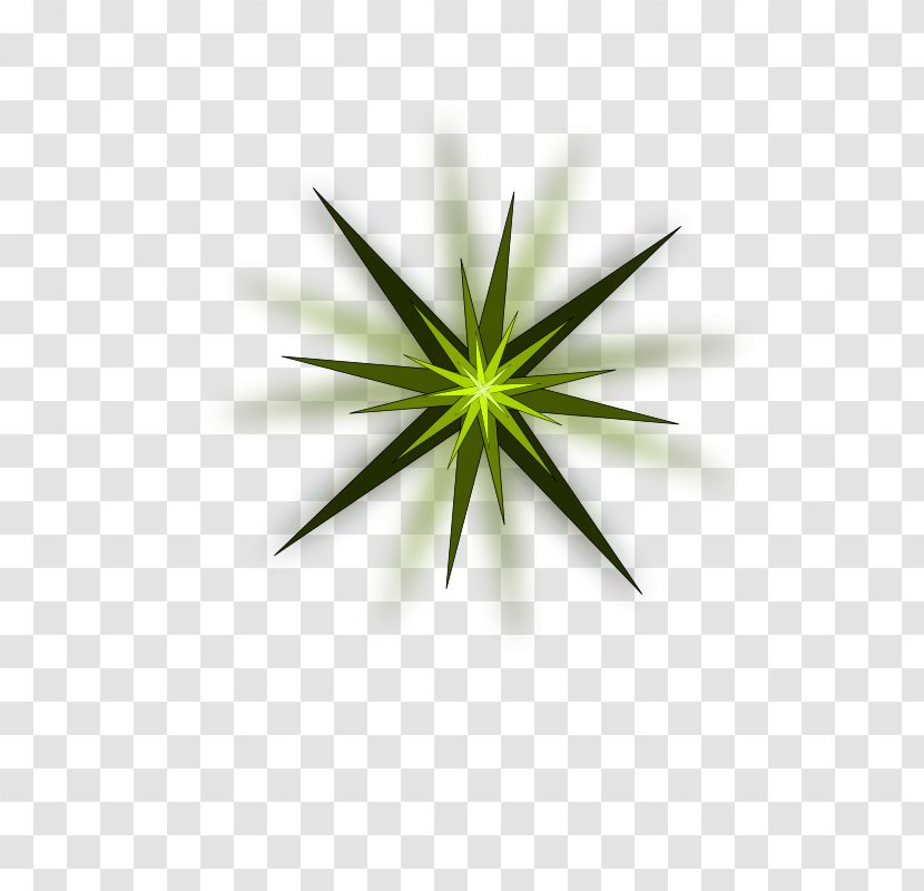 Green Star Color Clip Art - Leaf - Sparkle Transparent PNG