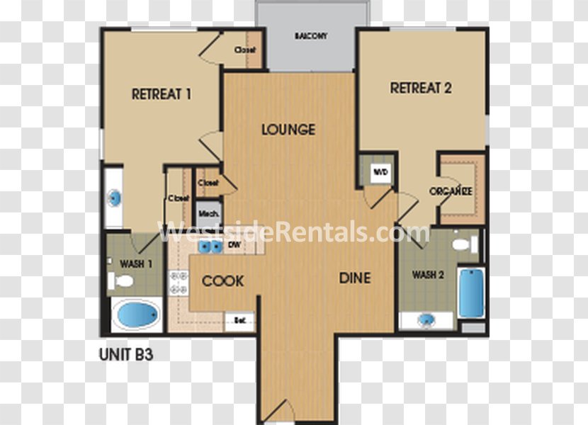 Floor Plan - Schematic - Slate Transparent PNG