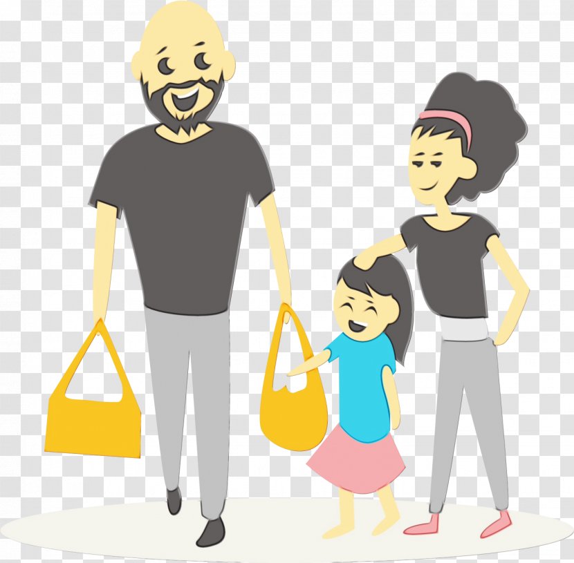 Family Cartoon Zoe Trent Child Shopping - Drawing - Gesture Recreation Transparent PNG