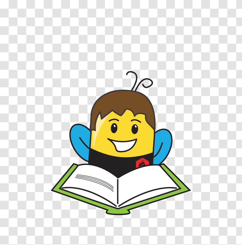 Busy Bee Academy Clip Art Learning Human Behavior Smiley - Cartoon - Reading Transparent PNG