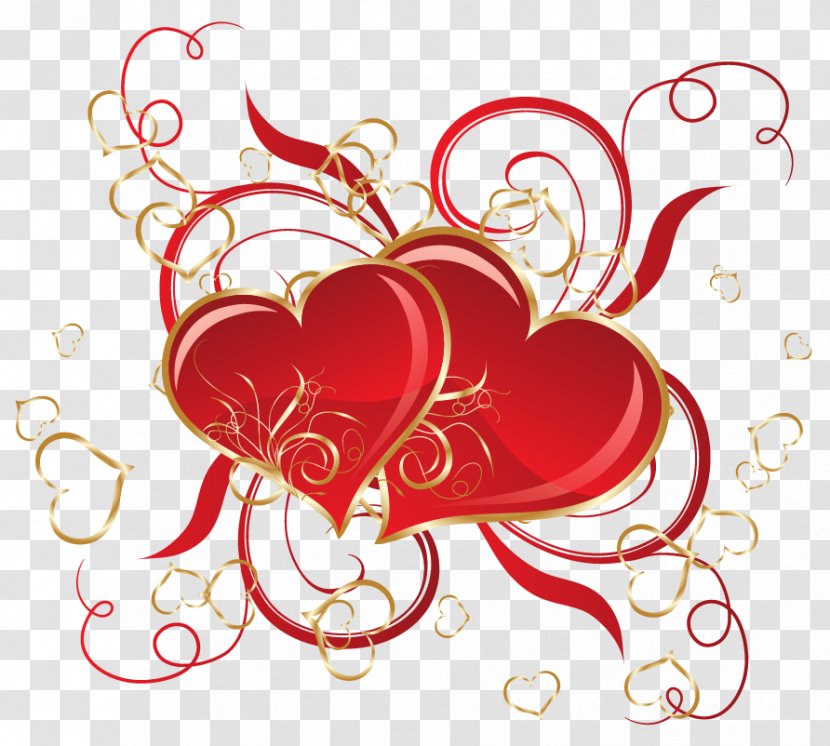 Love Heart Clip Art - Flower - Happy Anniversary Romantic Transparent PNG