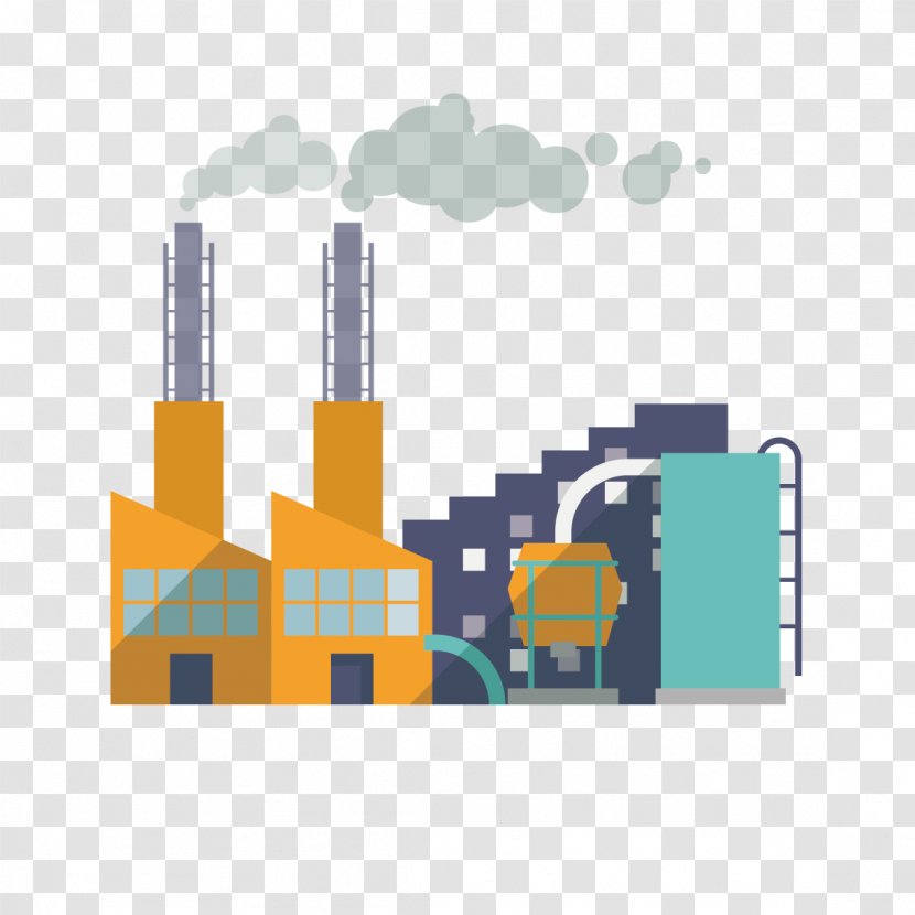 Factory Building Royalty-free Illustration - Industry - Industrial Park Pollution Transparent PNG