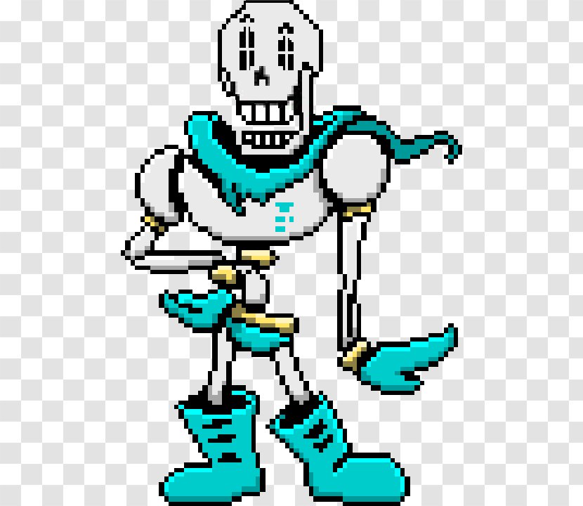 Undertale Sprite Pixel Art Papyrus Toriel - Area - Walking Transparent PNG